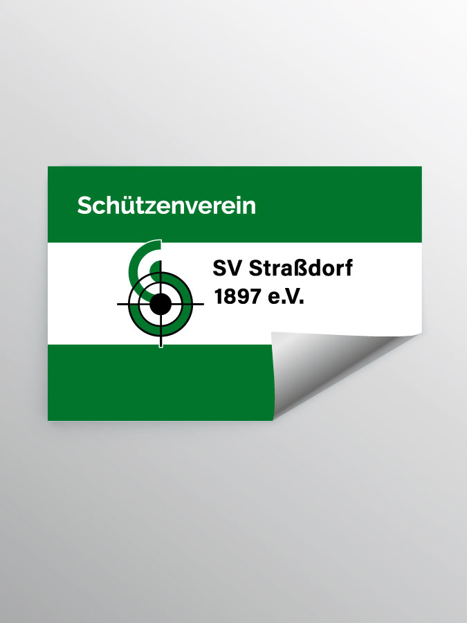 Aufkleber DIN A7 Stripe