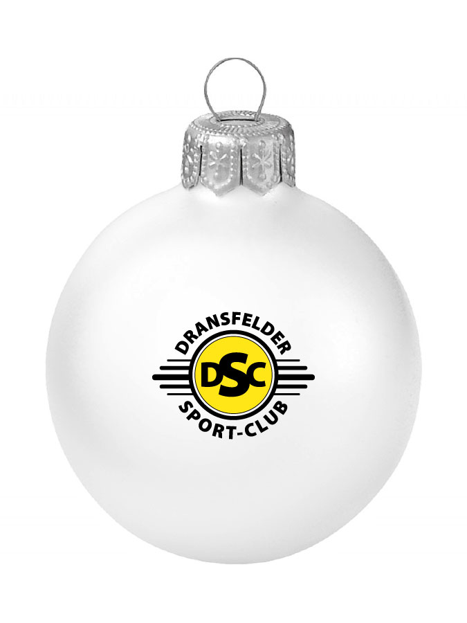 Weihnachtskugel Logo 8cm