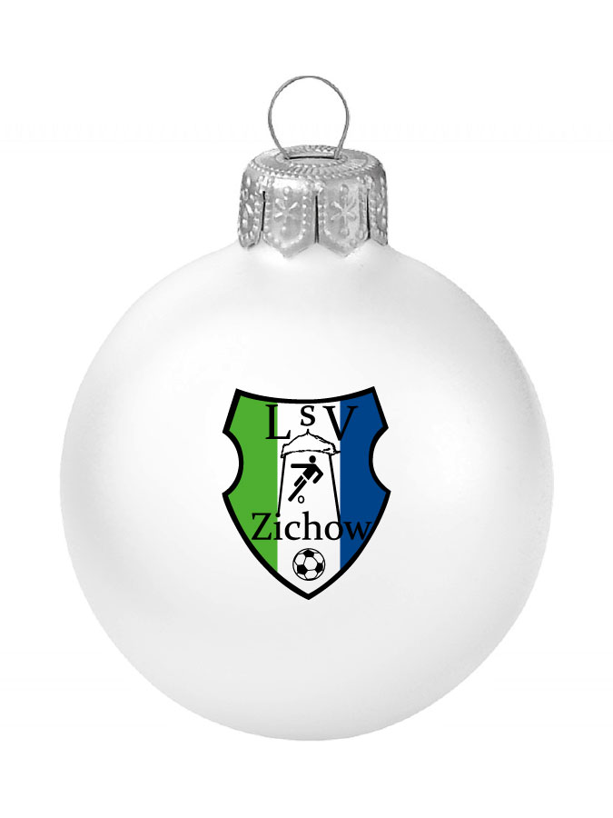 Weihnachtskugel Logo 8cm