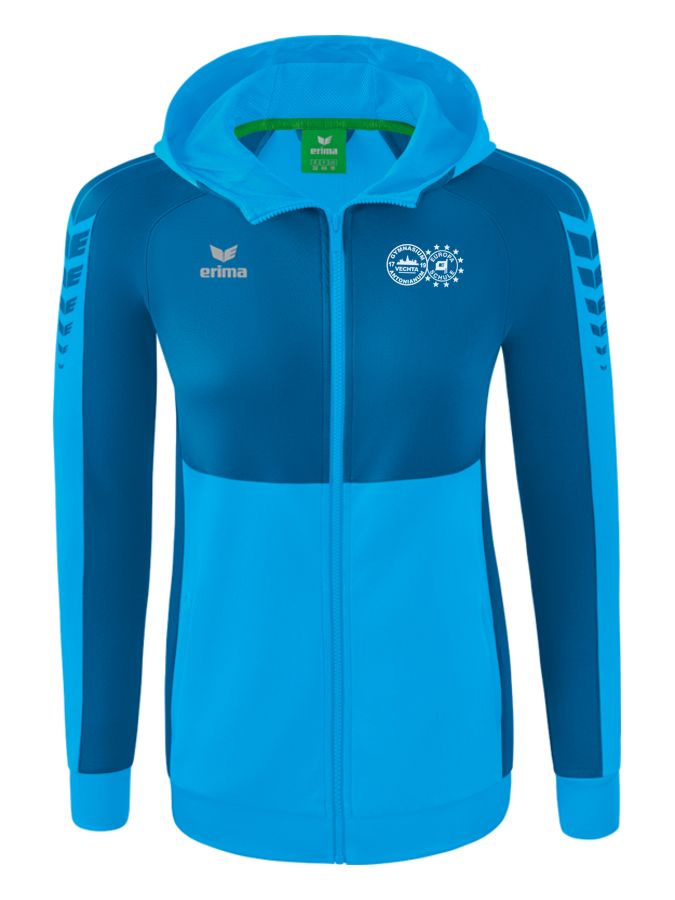 Erima Six Wings Trainingsjacke mit Kapuze Damen