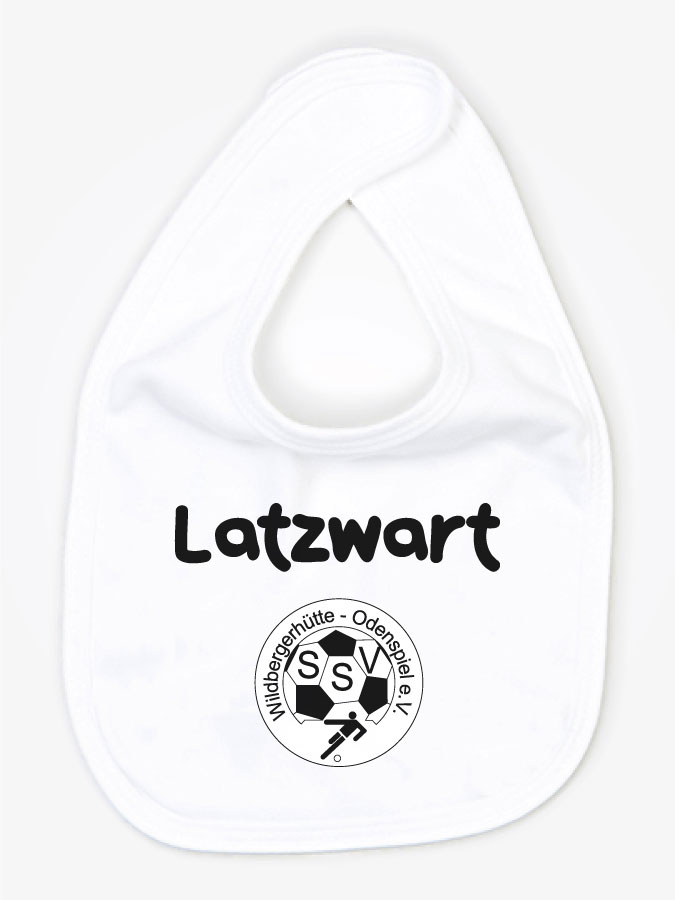 Babylätzchen Latzwart