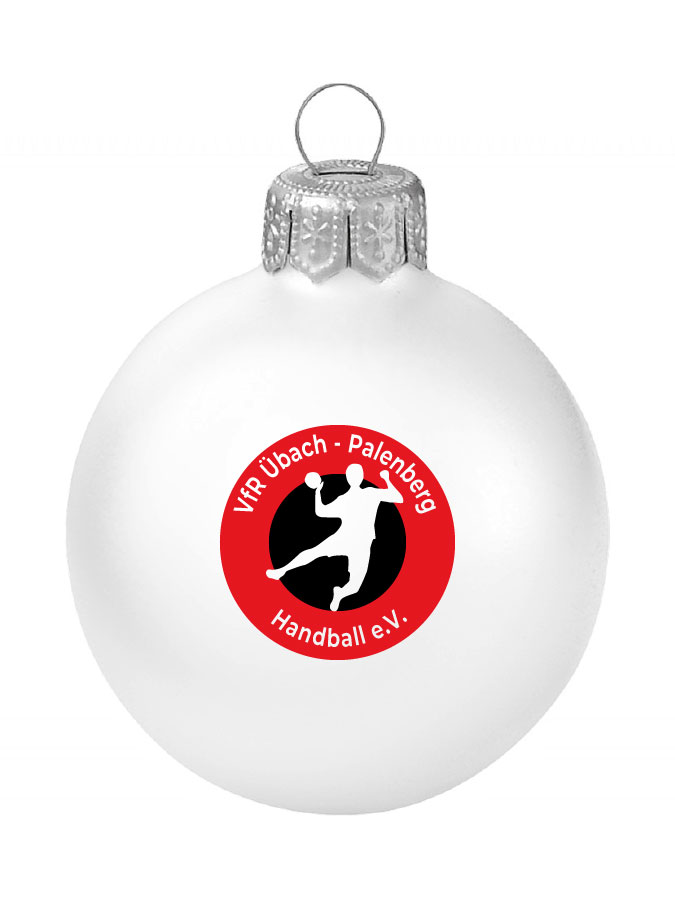 Weihnachtskugel Logo 8cm