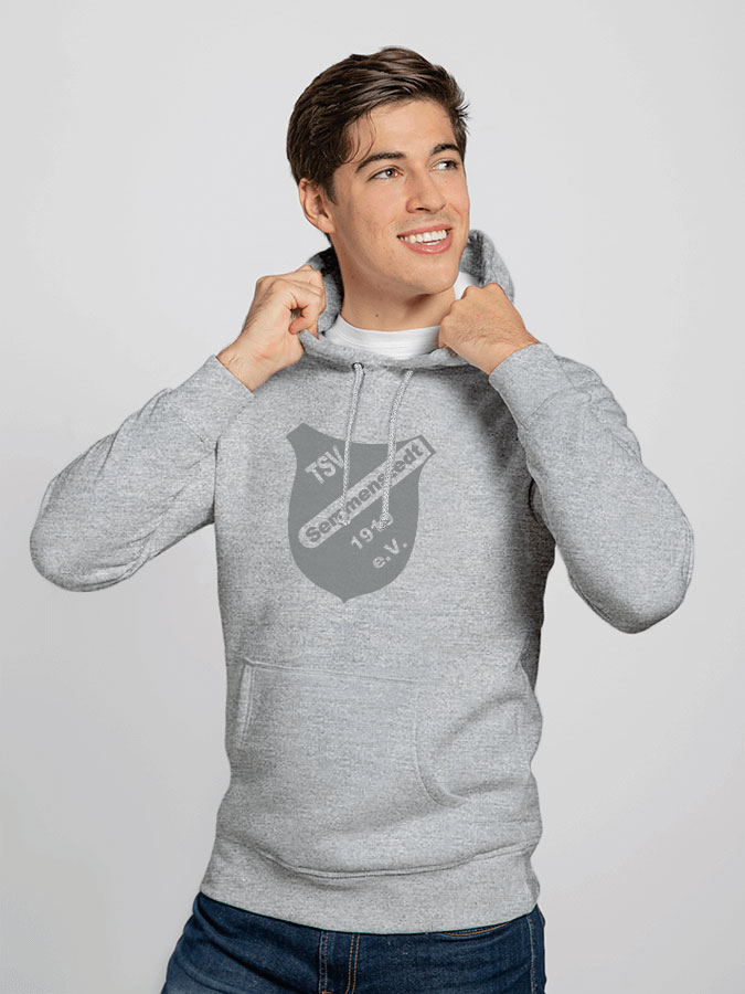 Hoodie All Grey Herren