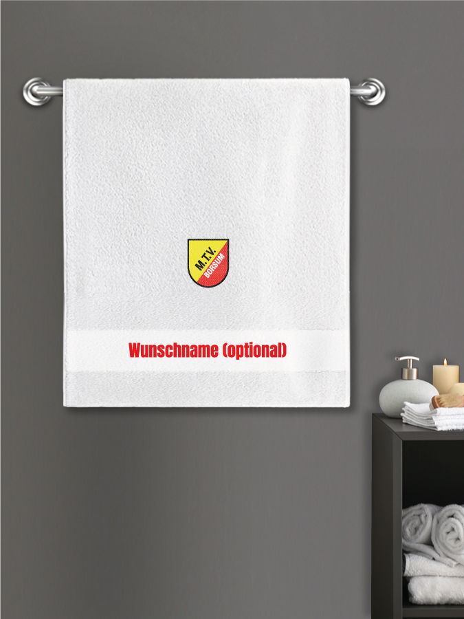 Badehandtuch Team Sticklogo