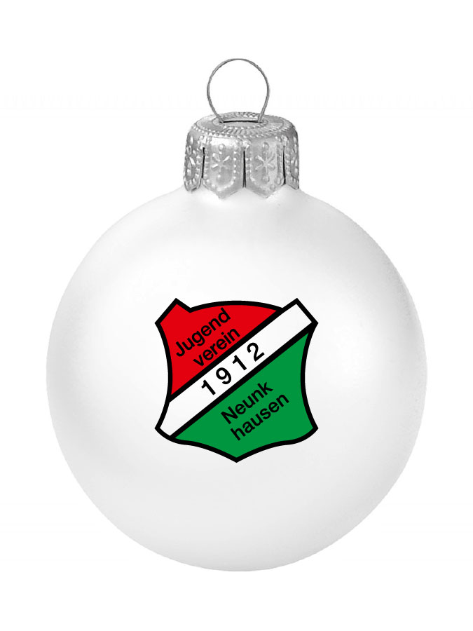 Weihnachtskugel Logo 8cm
