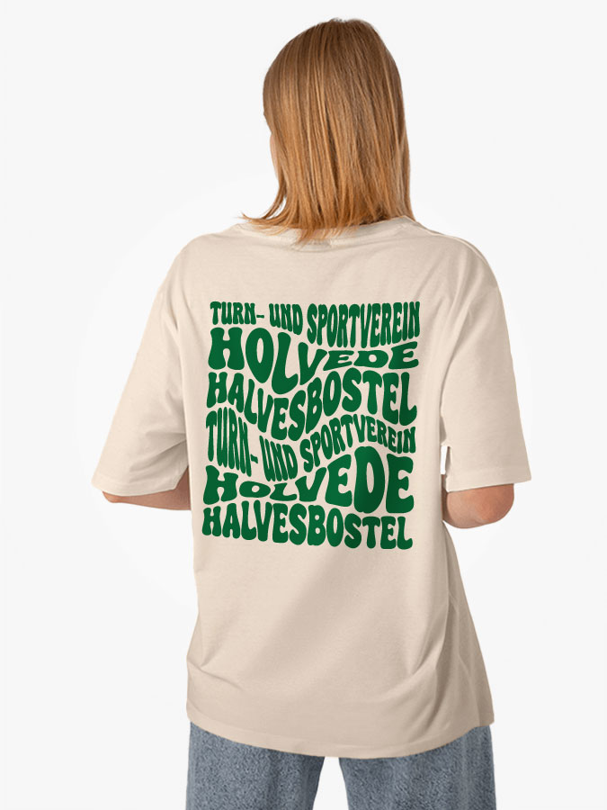 Oversized Shirt Wavy Damen