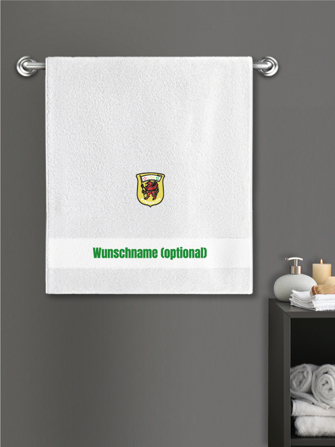Badehandtuch Team Sticklogo