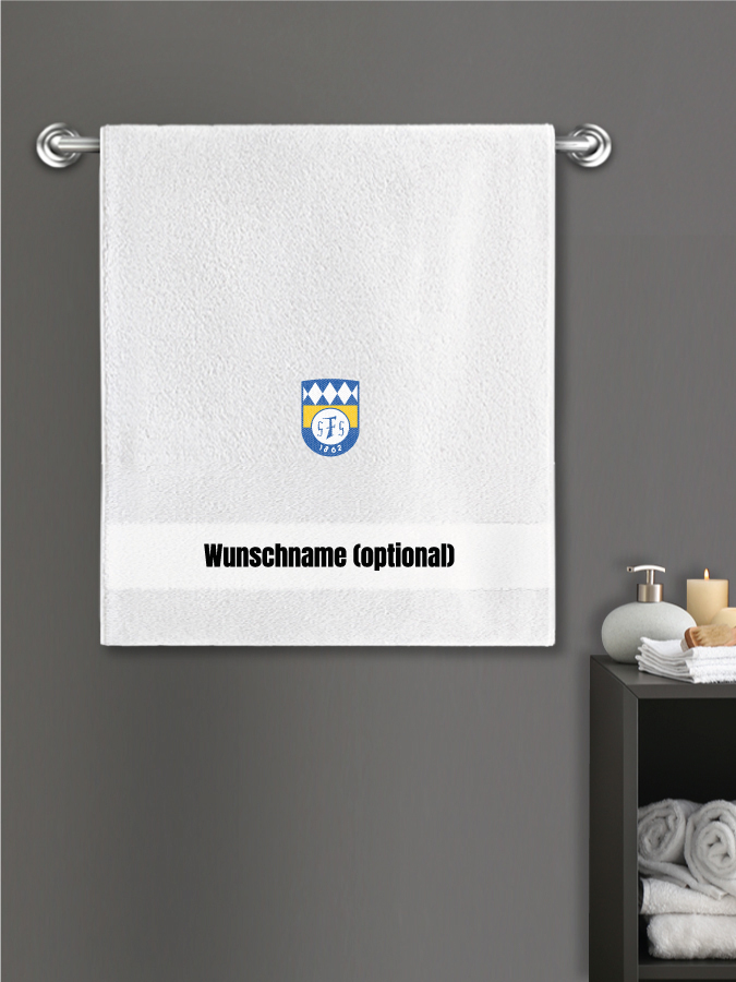 Badehandtuch Team Sticklogo