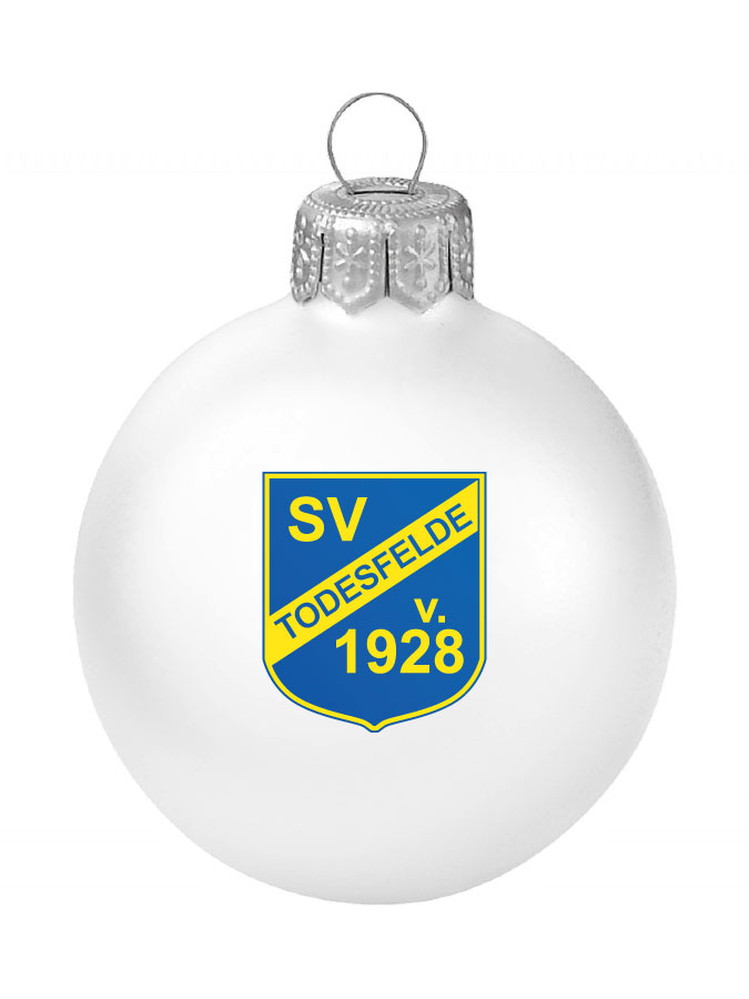 Weihnachtskugel Logo 8cm