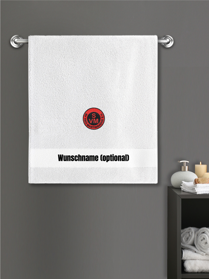 Badehandtuch Team Sticklogo
