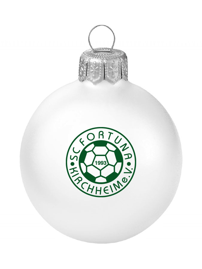Weihnachtskugel Logo 8cm