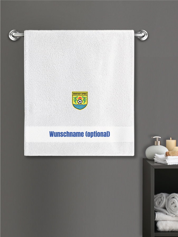 Badehandtuch Team Sticklogo