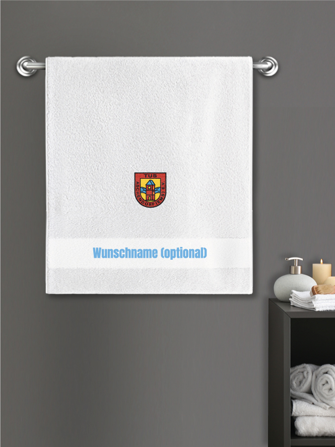Badehandtuch Team Sticklogo