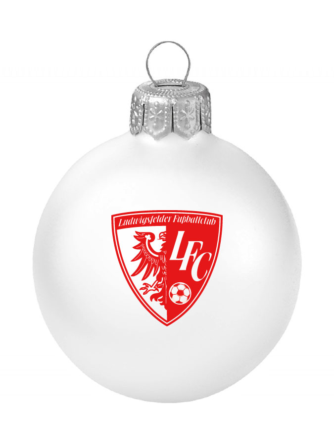 Weihnachtskugel Logo 8cm