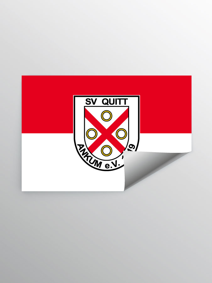 Aufkleber DIN A7 Logo