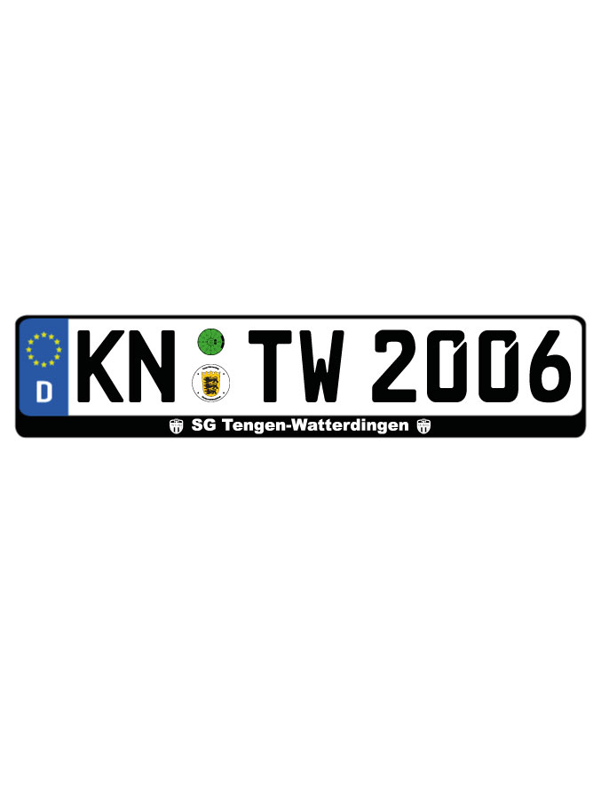 Kennzeichenhalter Kalden (2er Set)