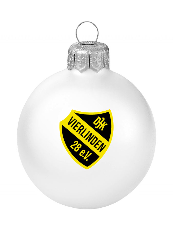 Weihnachtskugel Logo 8cm