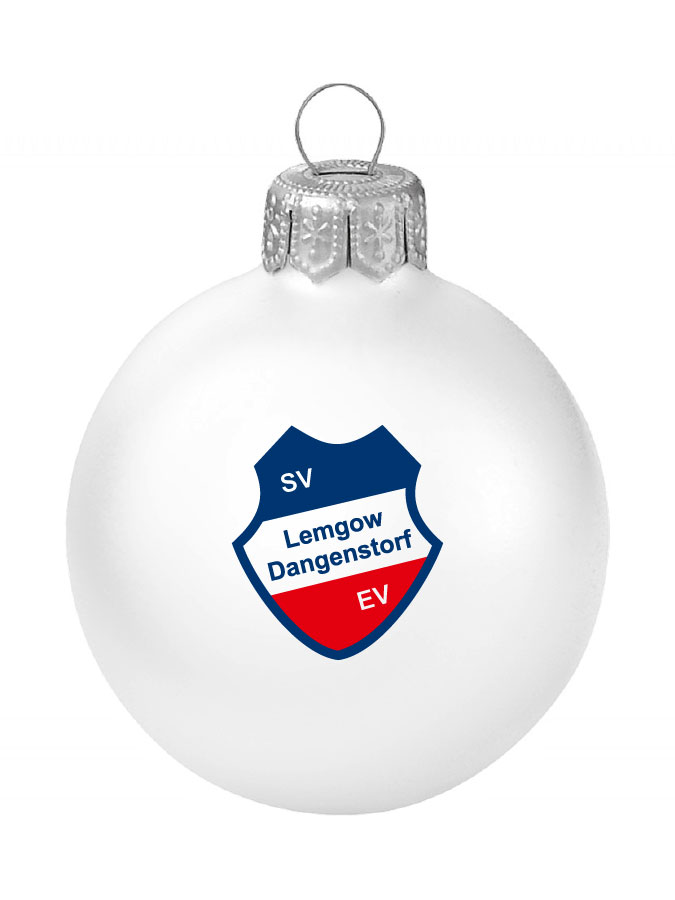 Weihnachtskugel Logo 8cm