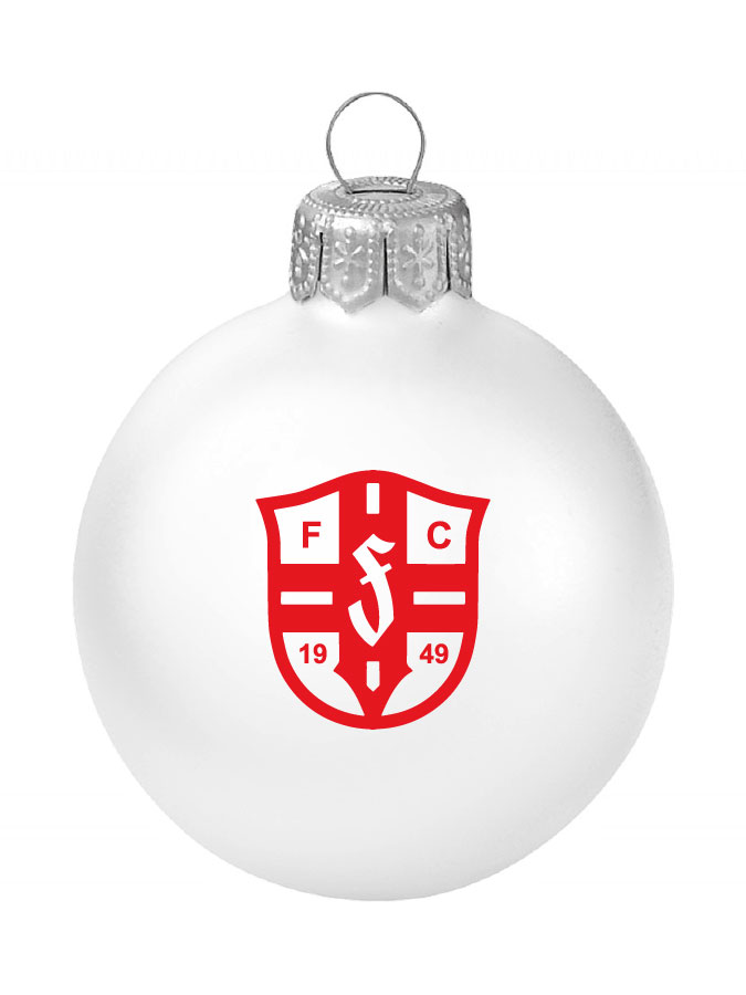 Weihnachtskugel Logo 8cm