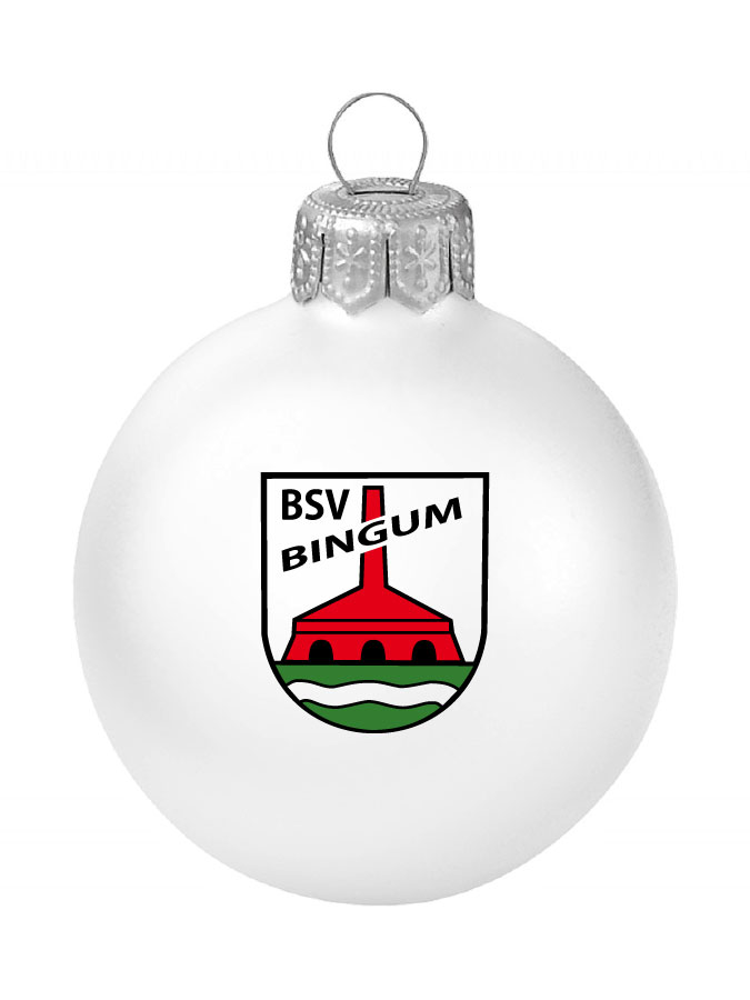 Weihnachtskugel Logo 8cm