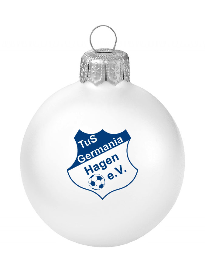 Weihnachtskugel Logo 8cm