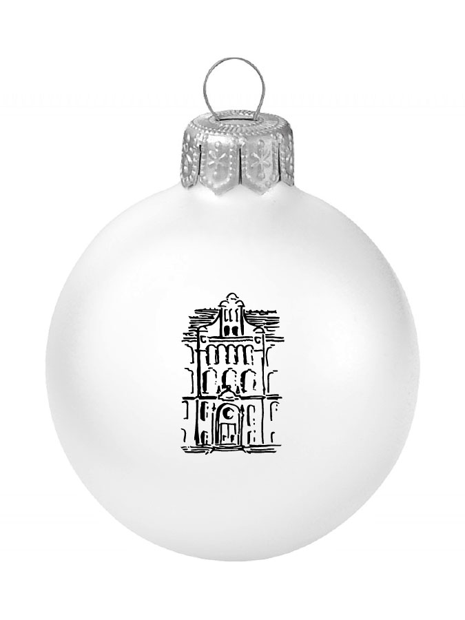 Weihnachtskugel Logo 8cm