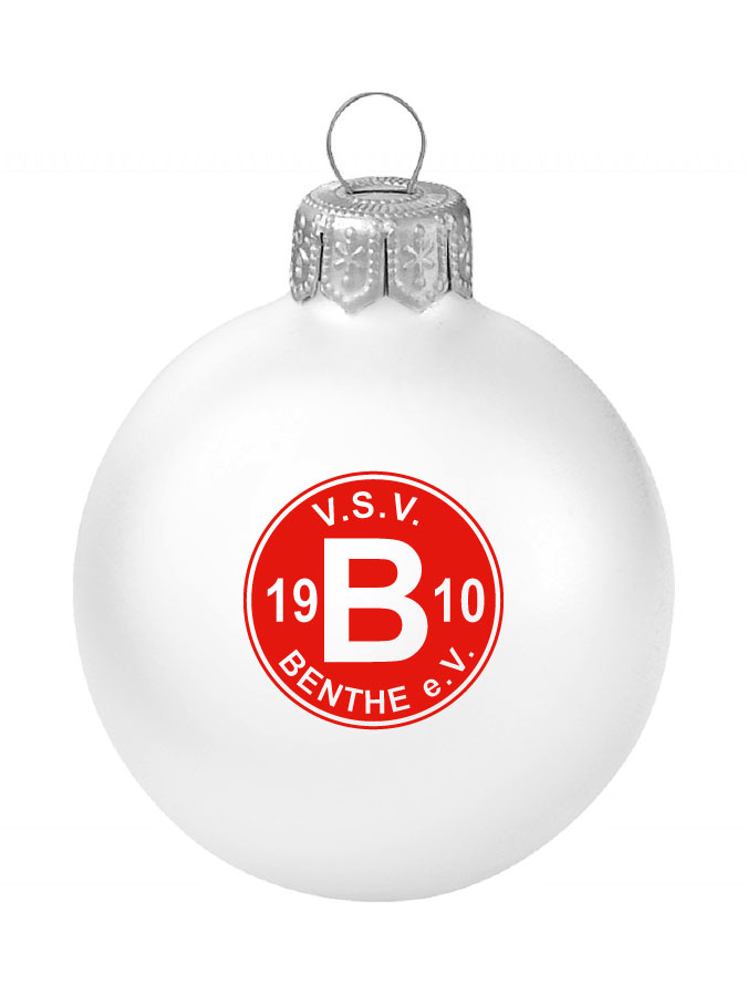 Weihnachtskugel Logo 8cm