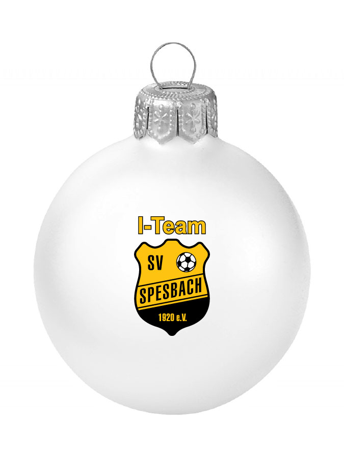 Weihnachtskugel Logo 8cm