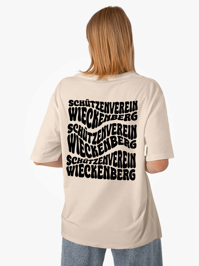 Oversized Shirt Wavy Damen
