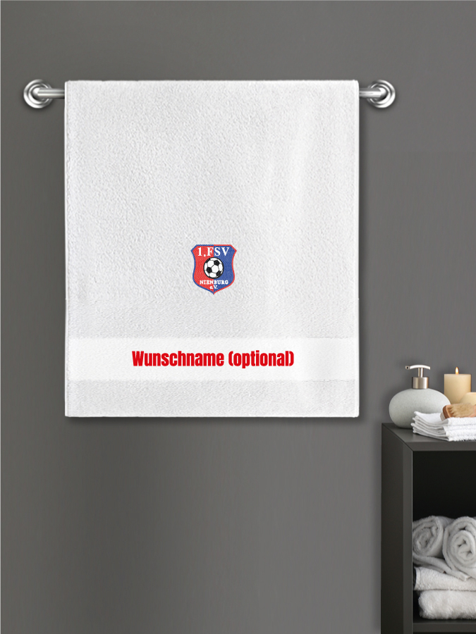 Badehandtuch Team Sticklogo