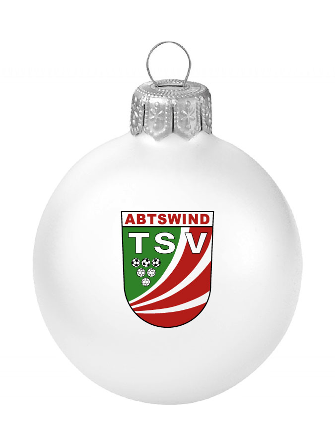 Weihnachtskugel Logo 8cm