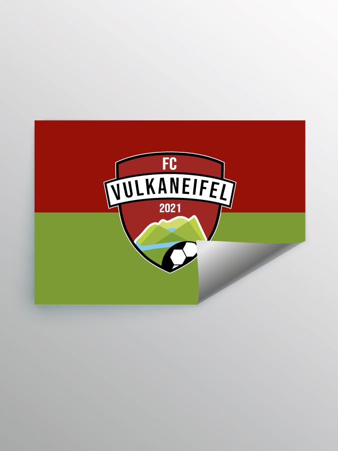 Aufkleber DIN A7 Logo