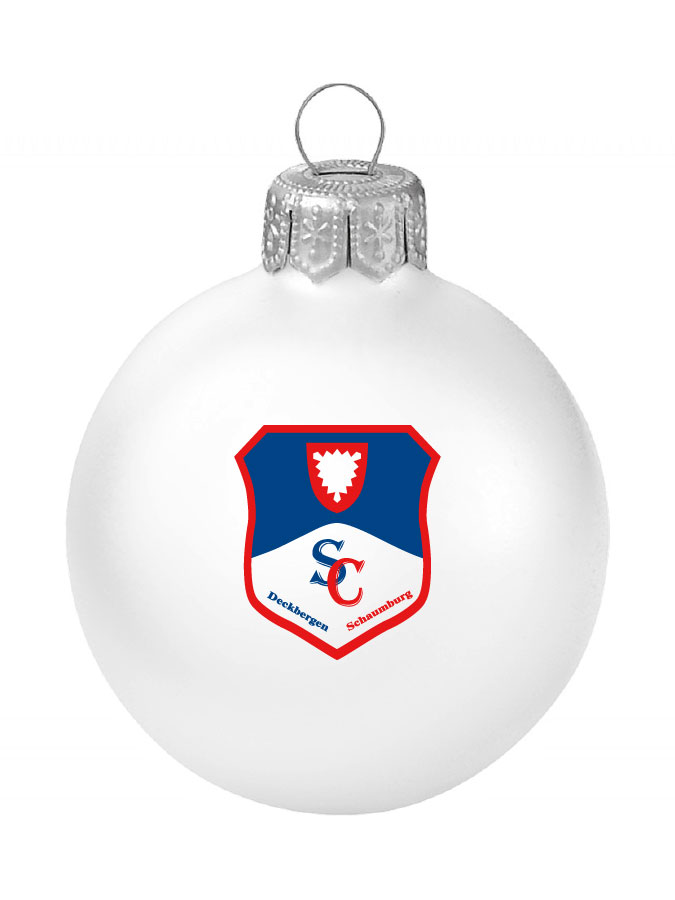 Weihnachtskugel Logo 8cm