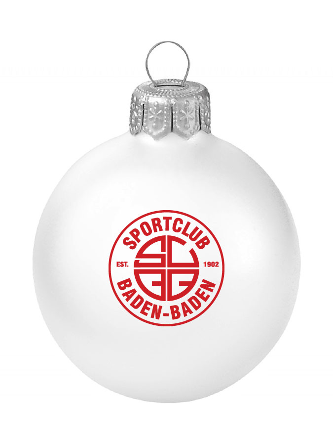 Weihnachtskugel Logo 8cm
