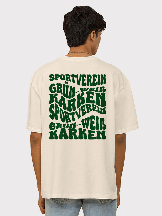 T-Shirt Oversized Wavy Herren