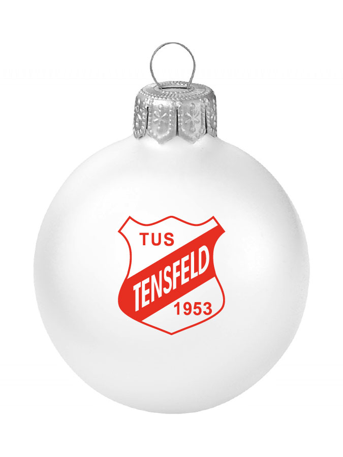 Weihnachtskugel Logo 8cm