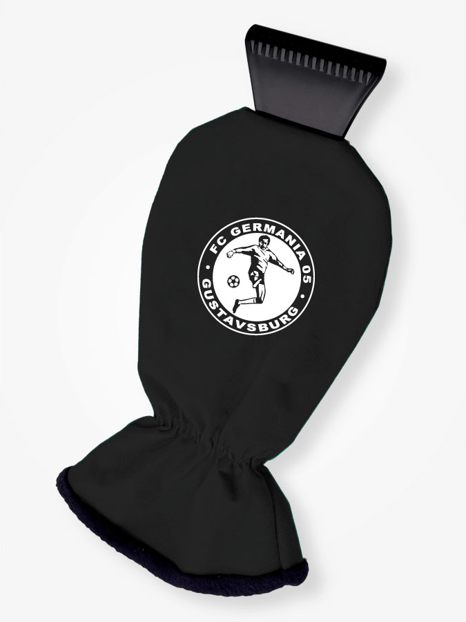 Eiskratzer mit Handschuh