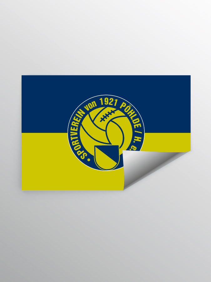 Aufkleber DIN A7 Logo