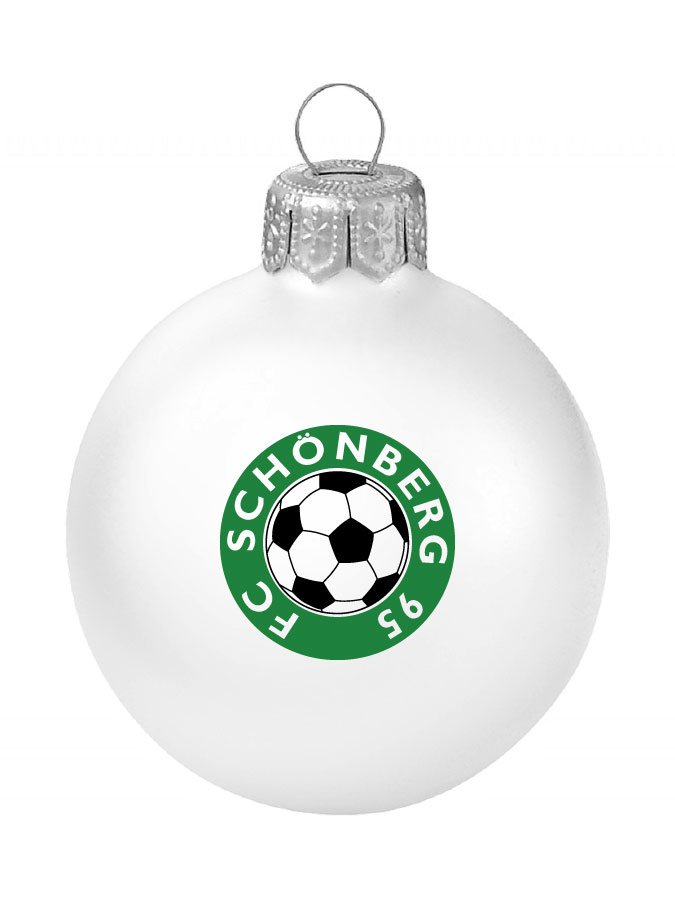 Weihnachtskugel Logo 8cm