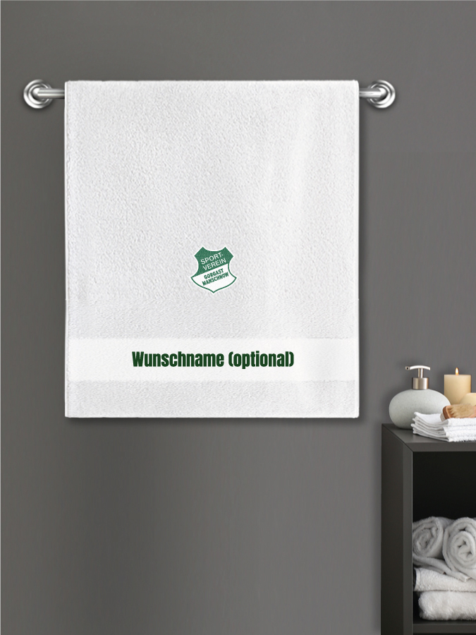 Badehandtuch Team Sticklogo