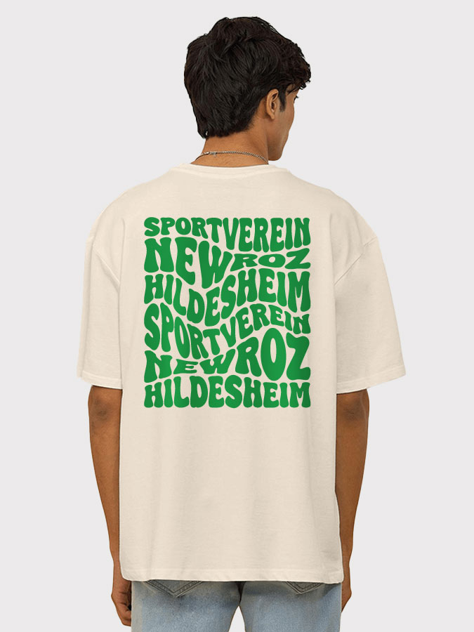 T-Shirt Oversized Wavy Herren