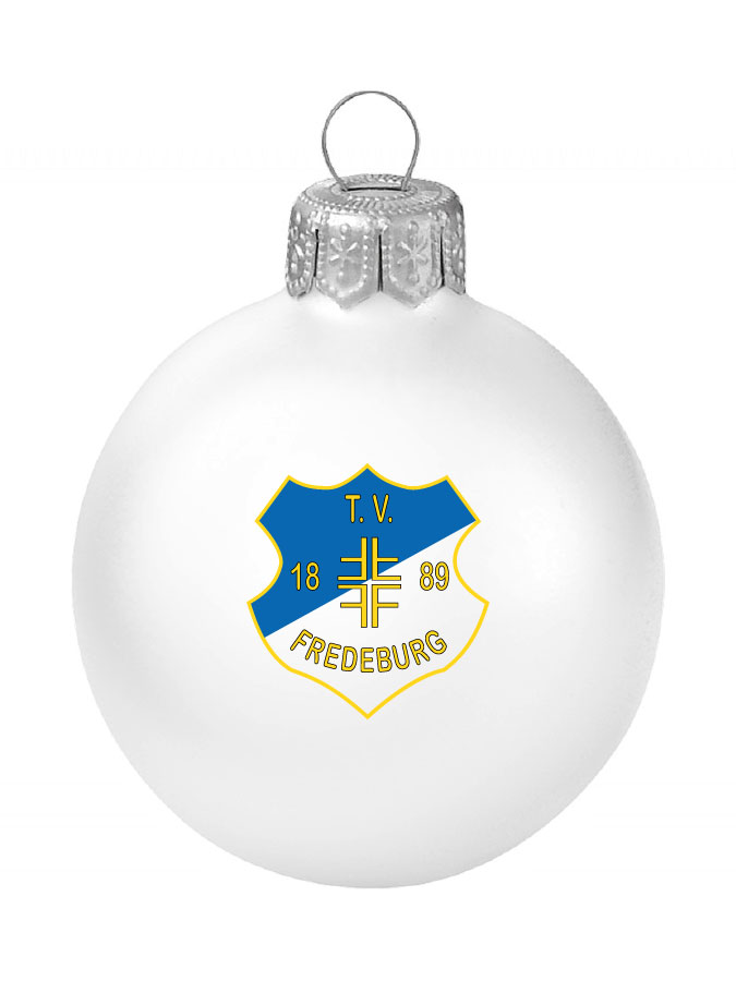 Weihnachtskugel Logo 8cm