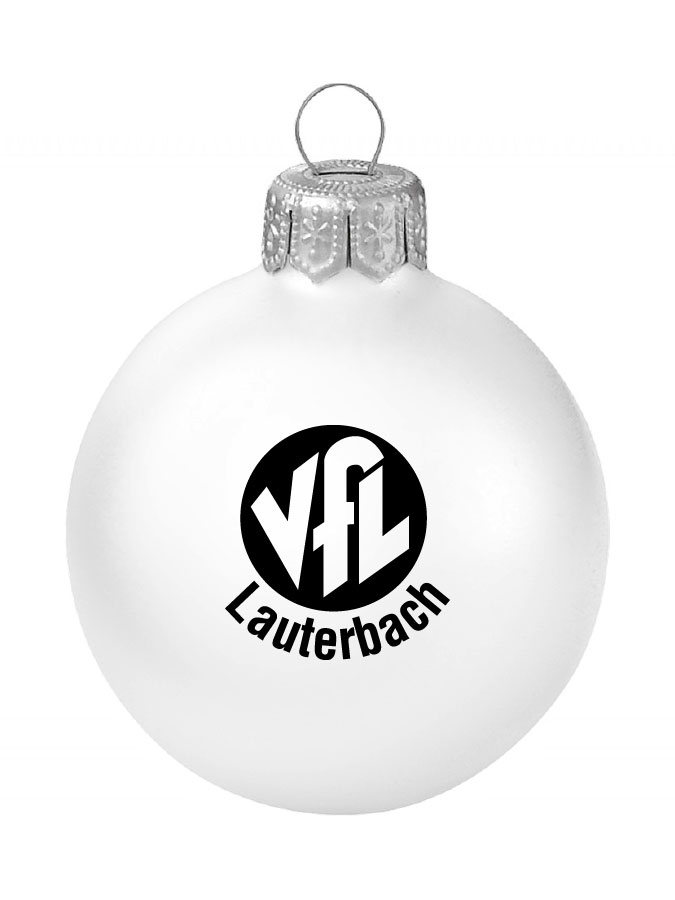 Weihnachtskugel Logo 8cm