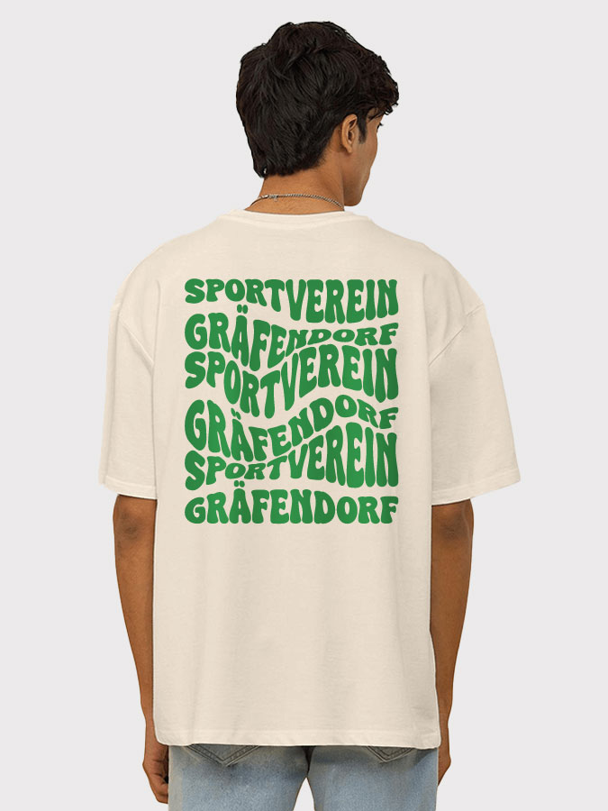 T-Shirt Oversized Wavy Herren