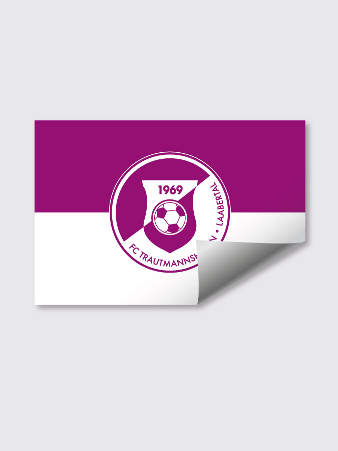 Aufkleber DIN A7 Logo