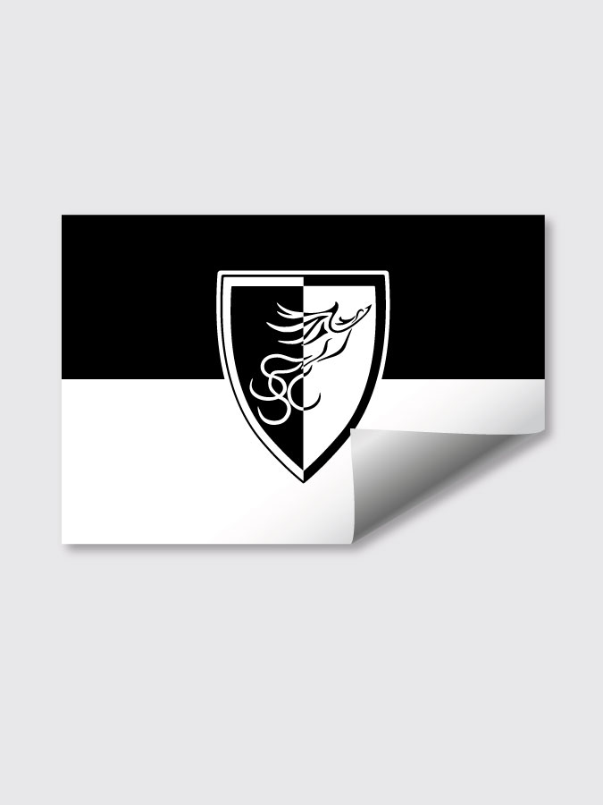 Aufkleber DIN A7 Logo