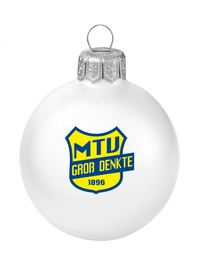 Weihnachtskugel Logo 8cm