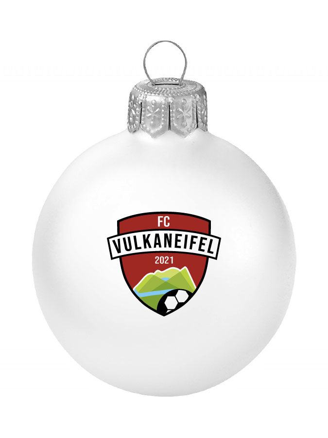 Weihnachtskugel Logo 8cm