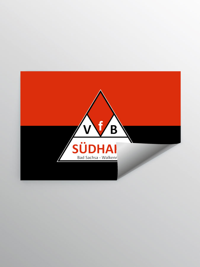 Aufkleber DIN A7 Logo