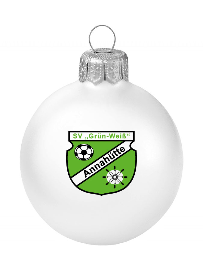 Weihnachtskugel Logo 8cm